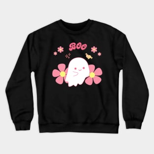 Cute Pink Boo Crewneck Sweatshirt